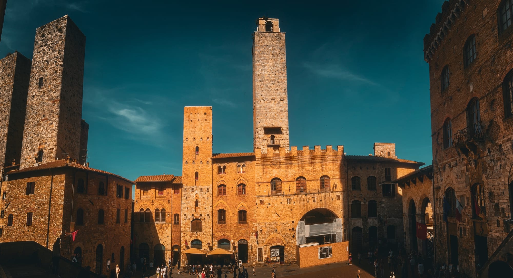 72 Türme. 1 Blick. Fernblick. San Gimignano!