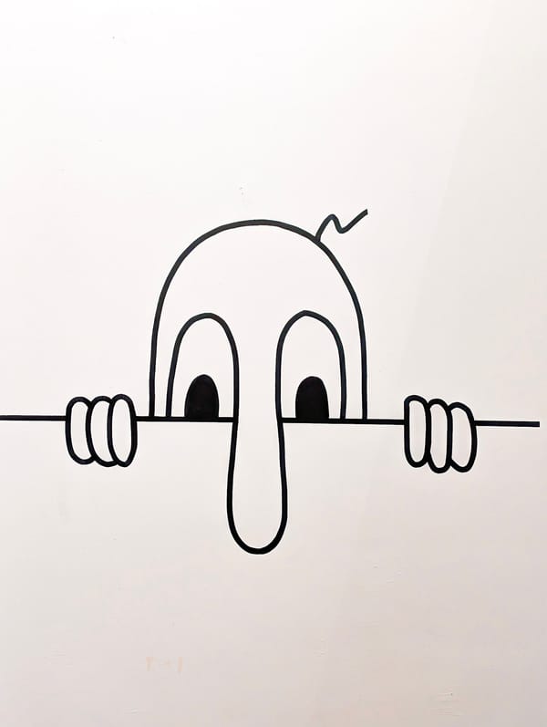 Mancher Fernblick beginnt mit dem Blick über den Zaun.